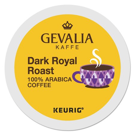 GEVALIA Kaffee Dark Royal Roast K-Cups, PK24 PK 5470